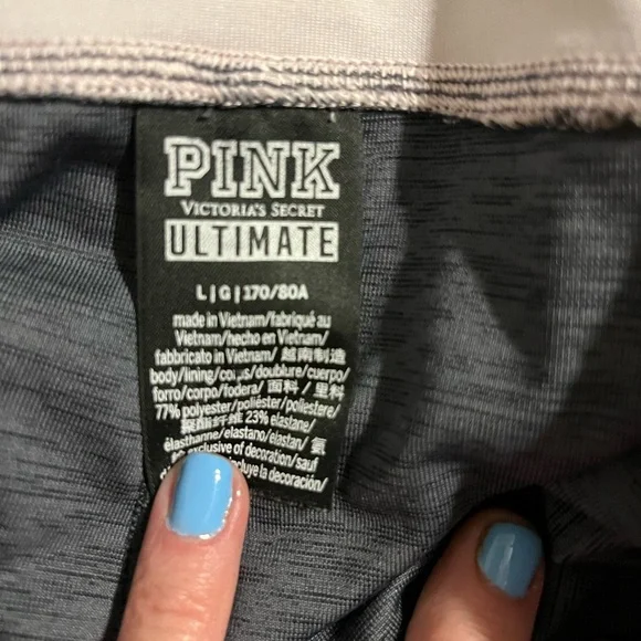 (3) EUC VS PINK LEGGINGS SIZE LARGE - Picture 6 of 9